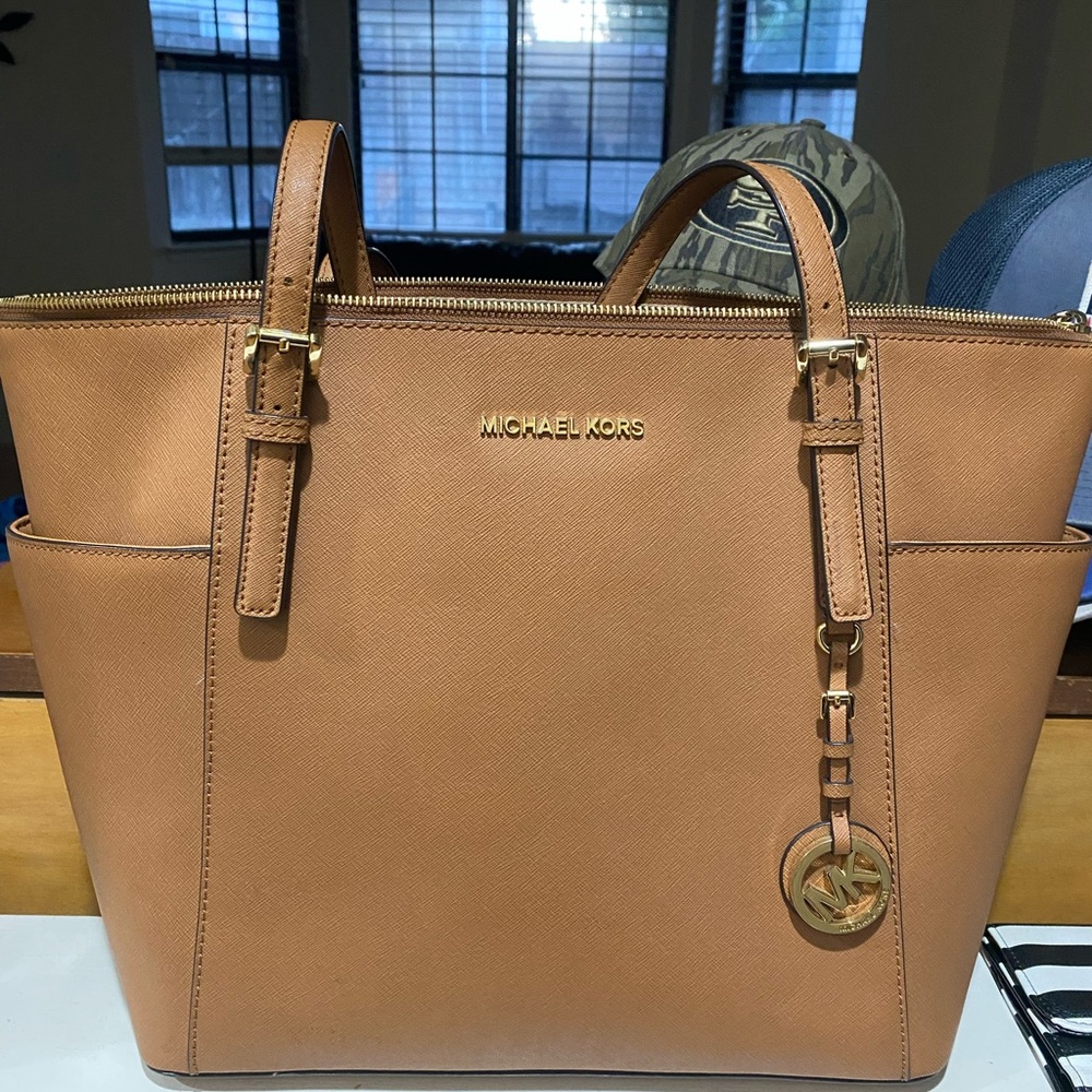 Michael Kors Brown Leather Tote